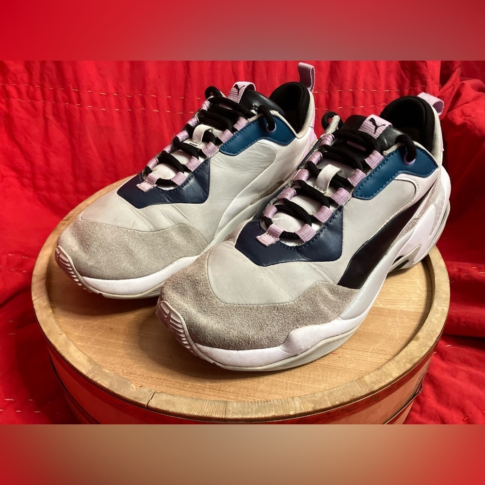 Puma Thunder Rive Droite Pastel Deep Lagoon Chunky Sneakers‎ Women's US 9.5